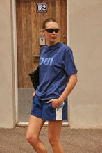 Load image into Gallery viewer, Parisienne Track Short - Midnight Blue
