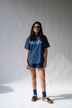 Load image into Gallery viewer, Parisienne Track Short - Midnight Blue
