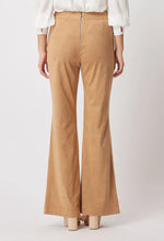 Load image into Gallery viewer, Getty Faux Suede High Waist Pant - Husk

