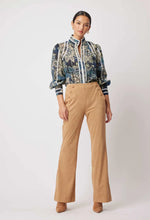 Load image into Gallery viewer, Getty Faux Suede High Waist Pant - Husk
