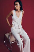 Load image into Gallery viewer, Rey Satin Vest - Ivory

