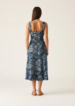 Load image into Gallery viewer, Tatiana Print Denim Midi Dress
