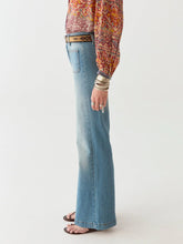 Load image into Gallery viewer, Edna Pant - Blue Denim
