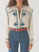 Load image into Gallery viewer, Philippa Blouse - Panna Cotta
