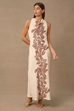 Load image into Gallery viewer, Palmera Maxi Dress - Cream Base Palmera Floral
