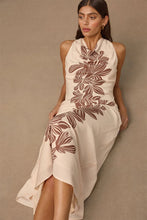 Load image into Gallery viewer, Palmera Maxi Dress - Cream Base Palmera Floral
