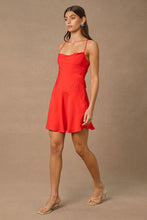 Load image into Gallery viewer, Reverie Mini Dress - Siren Red
