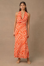 Load image into Gallery viewer, Tempo Print Maxi Dress - Red Tempo Print
