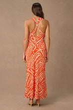 Load image into Gallery viewer, Tempo Print Maxi Dress - Red Tempo Print
