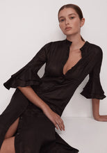 Load image into Gallery viewer, Ellison Linen Dress - Black
