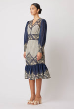Load image into Gallery viewer, Kasbah Silk/Cotton Dress in Nomad Mosaic

