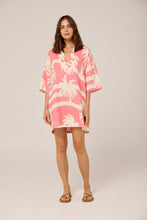 Load image into Gallery viewer, Summer Tunic - Geranium Palma Print
