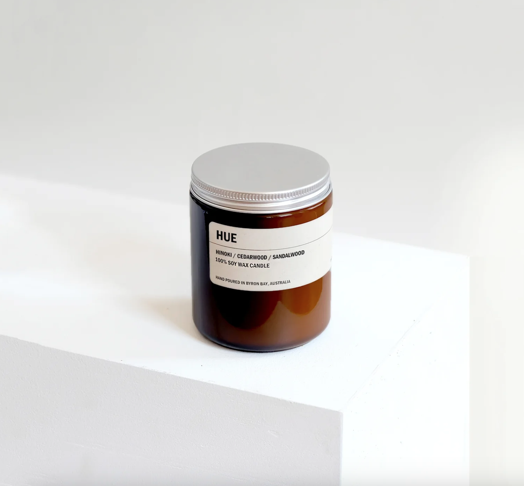 HUE - 250g Amber Jar Soy Candle