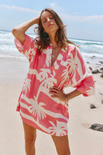 Load image into Gallery viewer, Summer Tunic - Geranium Palma Print
