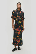 Load image into Gallery viewer, Long Bias Cut Skirt - Tulipa Black
