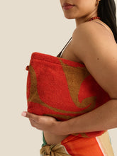 Load image into Gallery viewer, Towelling Pouch - Wave Spice
