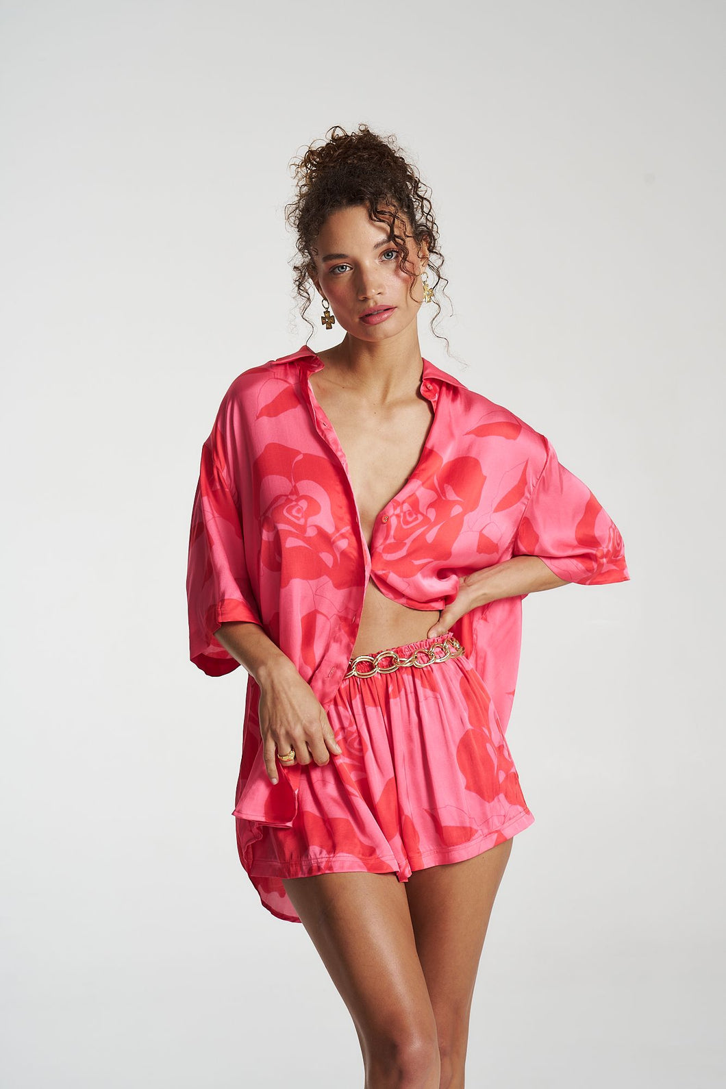 Elastic Waist Shorts - A Rose By Another Name