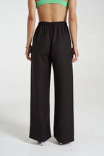 Load image into Gallery viewer, Elastic Waist Pants - Midnight Black
