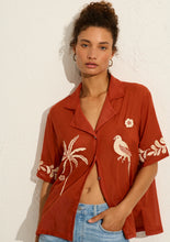 Load image into Gallery viewer, Embroidered Rio Shirt - Rust
