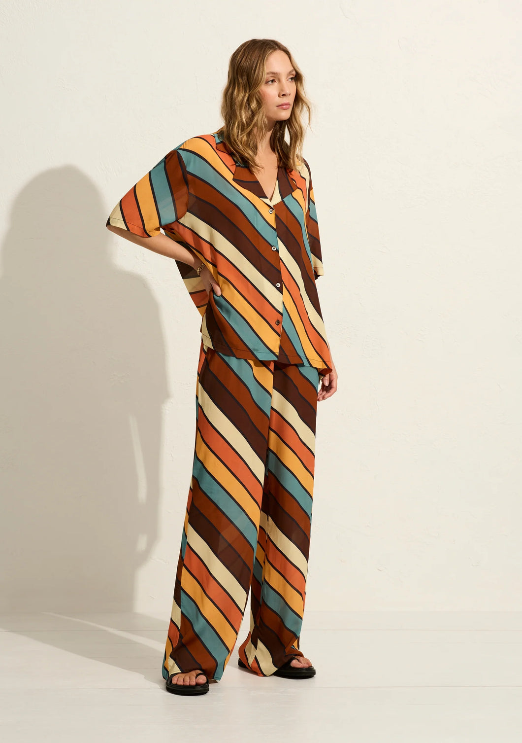 Martha Pant - Cicely Stripe