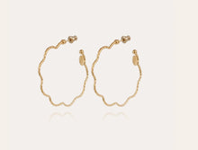 Load image into Gallery viewer, Florette Hoop Earrings
