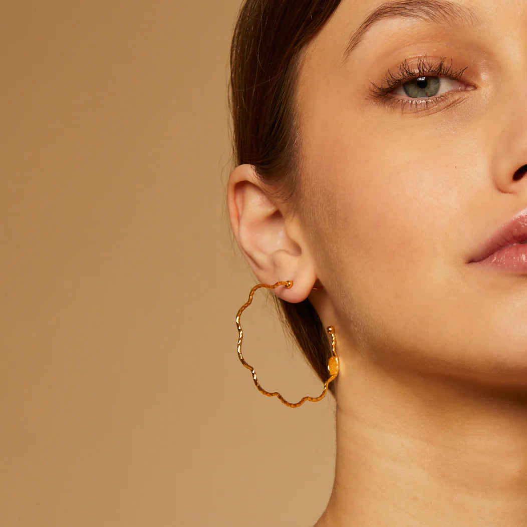 Florette Hoop Earrings