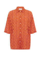 Load image into Gallery viewer, Medina Broderie Anglaise Lae Shirt
