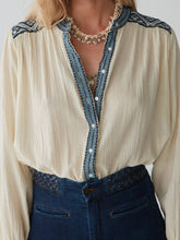 Load image into Gallery viewer, Beth Blouse - Sapphire.
