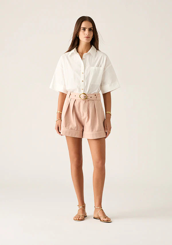 Ana Denim Shorts - Rose