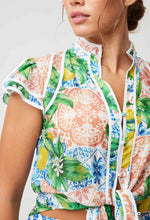 Load image into Gallery viewer, Panama Cotton Silk Top in Limonata
