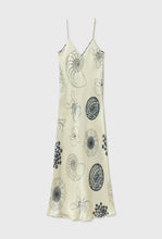 Load image into Gallery viewer, 90s Slip Dress -Fibonacci Off-White
