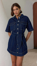 Load image into Gallery viewer, Luca Denim Mini Dress
