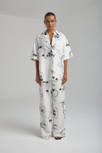 Load image into Gallery viewer, Linen Pants - Black Dragon of Hearts
