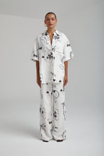 Load image into Gallery viewer, Linen Pants - Black Dragon of Hearts
