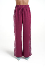 Load image into Gallery viewer, Sig Linen Pant - Plum
