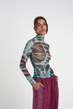 Load image into Gallery viewer, LS Ruched High Neck Top - Viceroy
