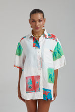 Load image into Gallery viewer, Big Shirt - Montage White
