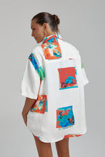 Load image into Gallery viewer, Big Shirt - Montage White
