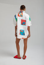 Load image into Gallery viewer, Big Shirt - Montage White
