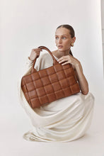 Load image into Gallery viewer, Margot XL Tan Woven Tote
