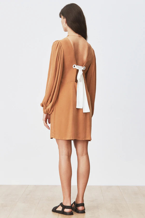 The Odet Dress - Cocoa