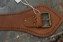 Load image into Gallery viewer, Babushka Leather Belt - Black
