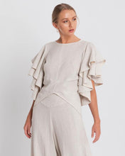 Load image into Gallery viewer, Lala Linen Top - Natural
