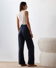 Load image into Gallery viewer, Beth Linen Pant - Navy
