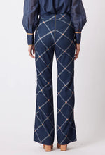 Load image into Gallery viewer, Getty Ponte Pants in Navy Check

