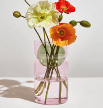 Load image into Gallery viewer, Balance Vase - Pink + Green
