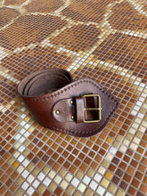 Load image into Gallery viewer, Babushka Leather Belt - Black
