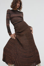 Load image into Gallery viewer, Paris Skirt - Chocolate/Black
