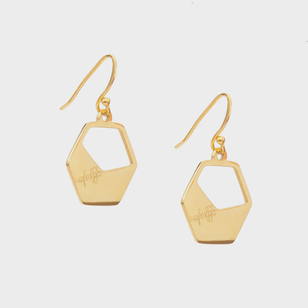 The Haymar Earrings - Gold